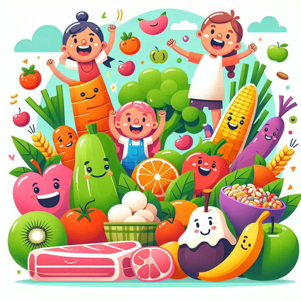 Poster Makanan Sehat Kartun: Inspirasi Kreatif untuk Anak-anak Makan Sehat