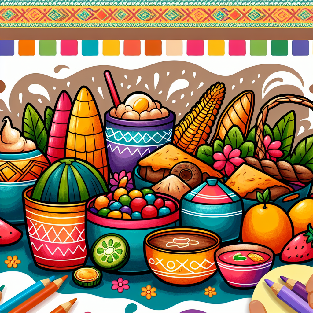 Mewarnai Gambar Makanan Tradisional Indonesia: Inspirasi Kreatif untuk Anak