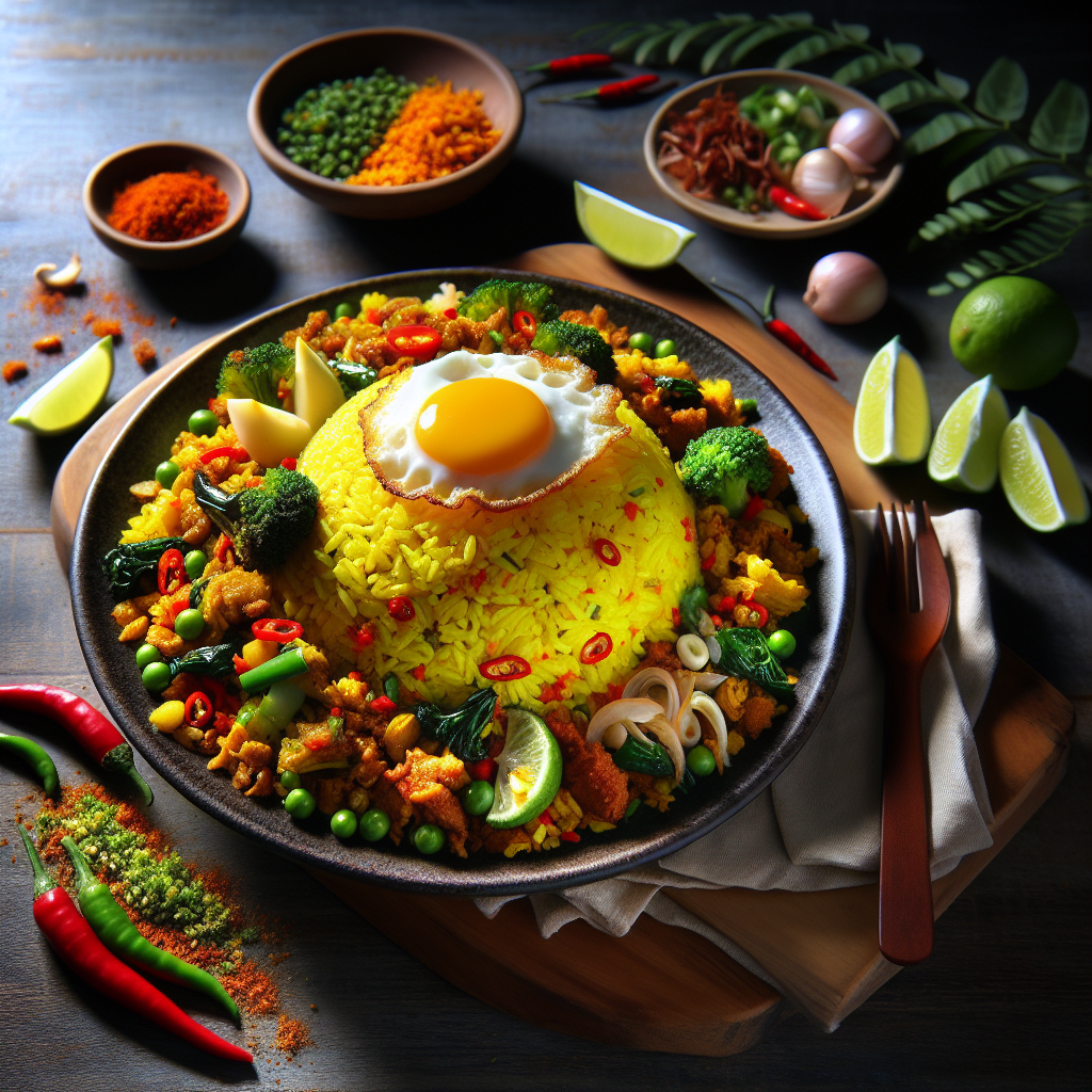 Resep Rahasia Nasi Goreng Kunyit yang Menggugah Selera